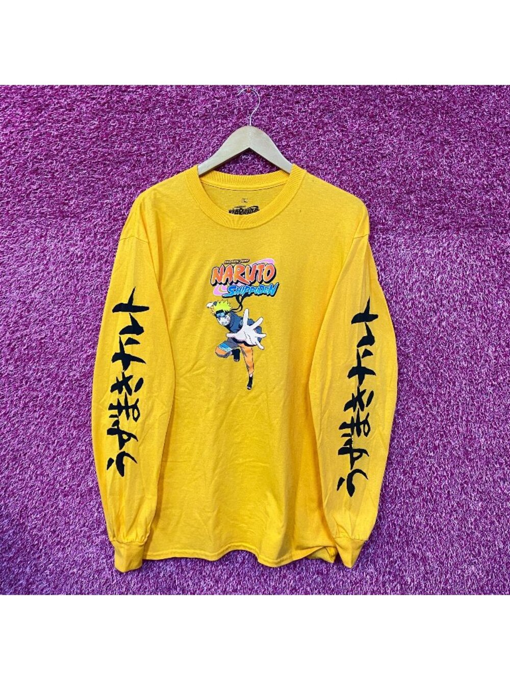 Naruto Uzumaki Shonen Jump Naruto Shippuden Long Sleeve L